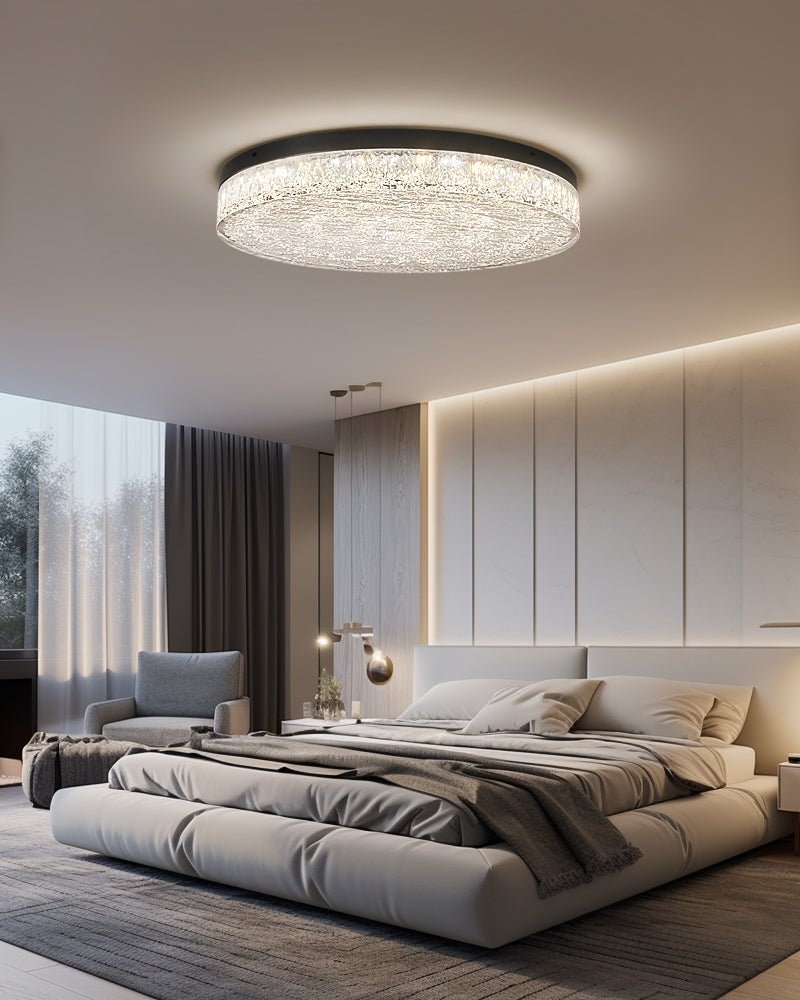 Zemara Plafonnier en Résine Cristal Luxe - Neutralighting