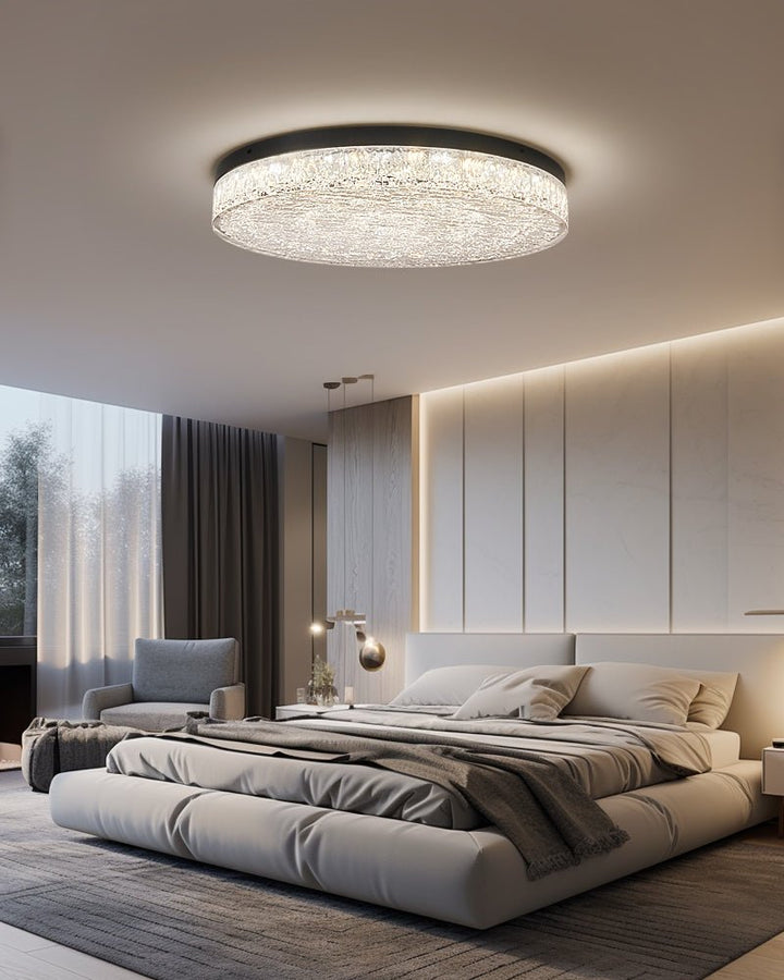 Zemara Plafonnier en Résine Cristal Luxe - Neutralighting