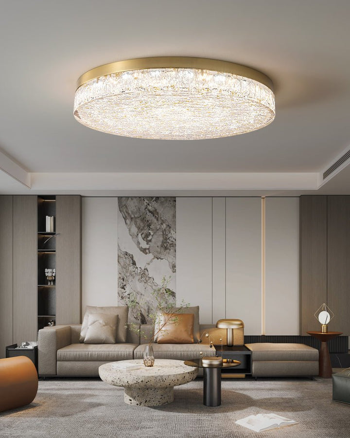 Zemara Plafonnier en Résine Cristal Luxe - Neutralighting