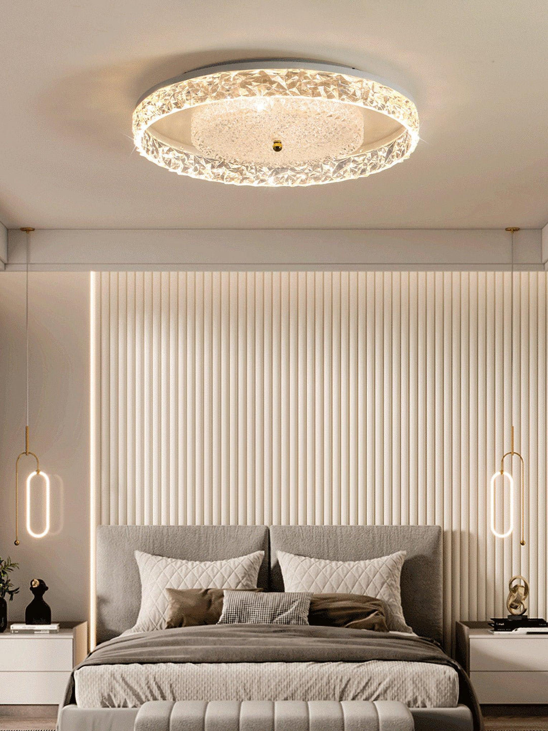 Agave Plafonnier Postmoderne de Luxe en Cristal - Neutralighting