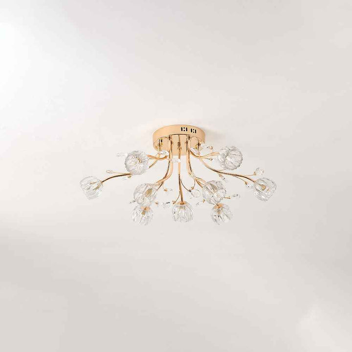 Aballs Métal 73cm Doré LED