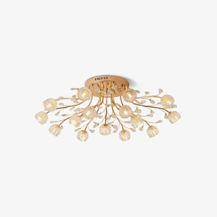 Aballs Métal 73cm Doré LED