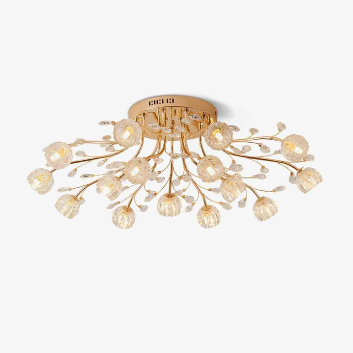 Aballs Métal 73cm Doré LED
