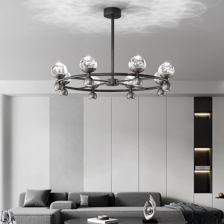 Lumiryn Orbital Verre Globe Lustre - Neutralighting