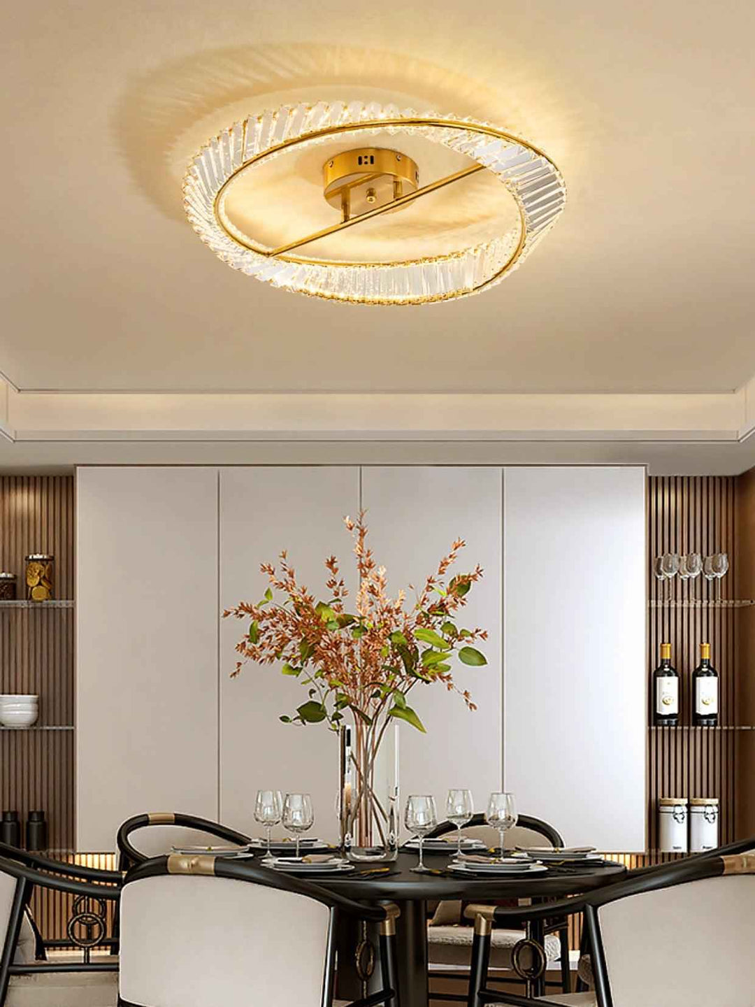 Lustra Verre 50cm LED 54W