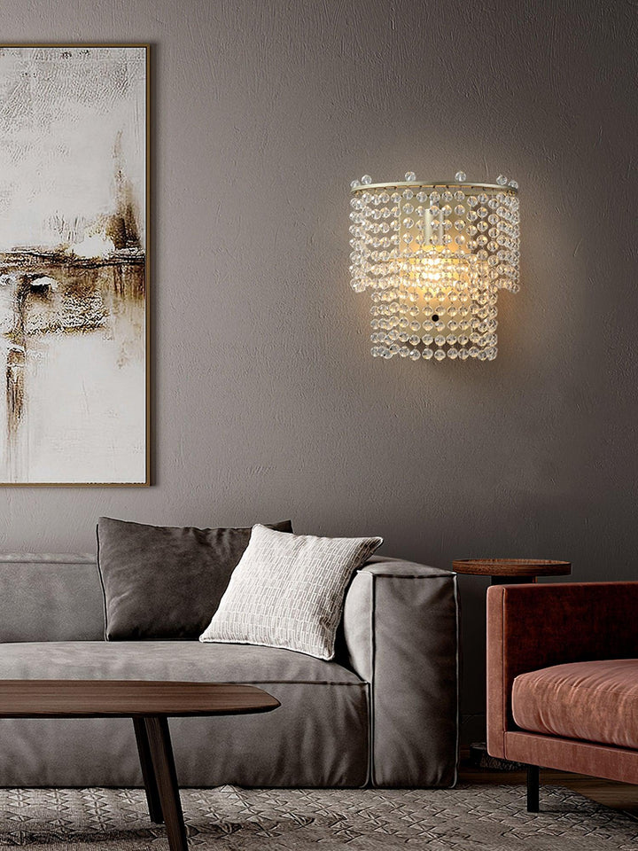 Aurora Applique Murale Cascade de Cristal - Neutralighting