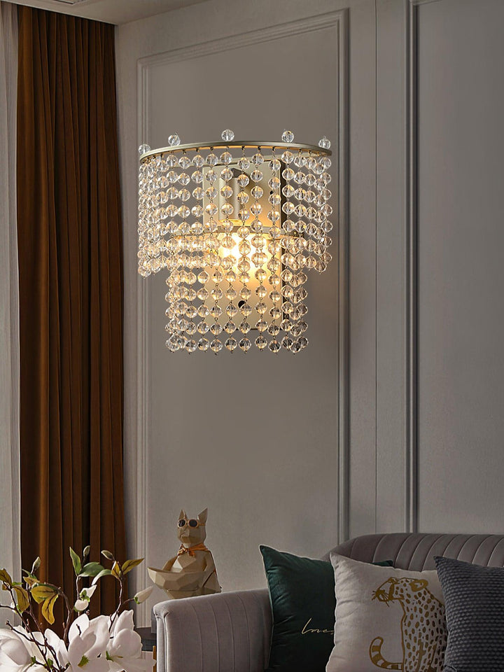 Aurora Applique Murale Cascade de Cristal - Neutralighting