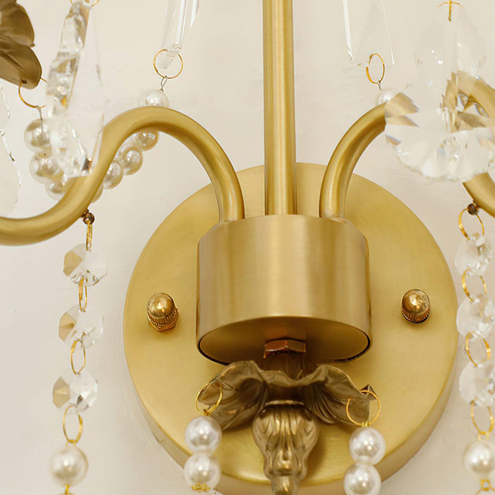 Nydoraris Applique Murale Cristal Chaîne de Perles Élégance - Neutralighting