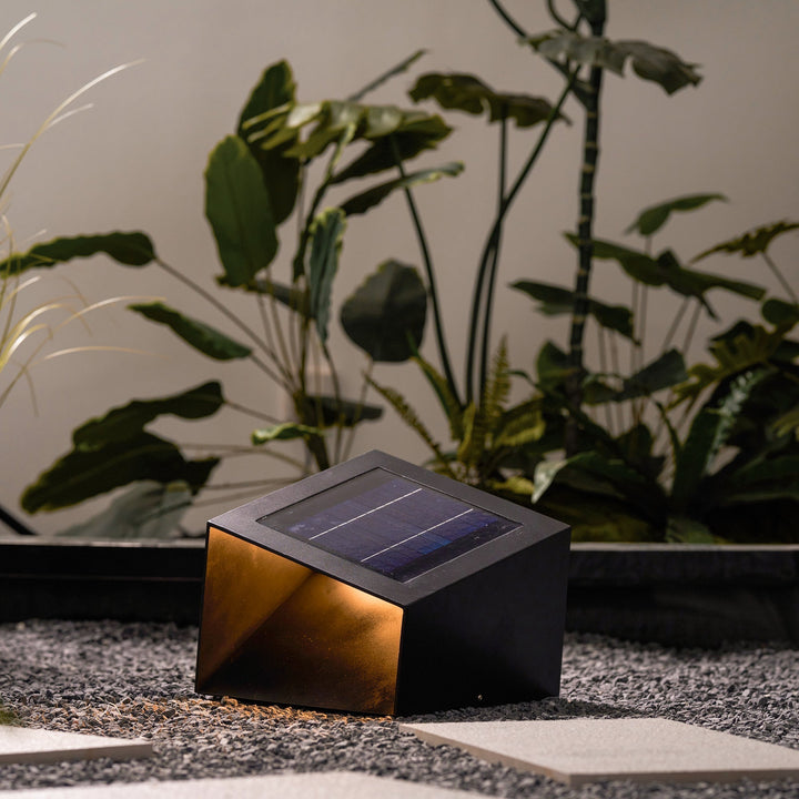 Evsore Lampe Solaire Extérieure Unique Cube Jardin - Neutralighting