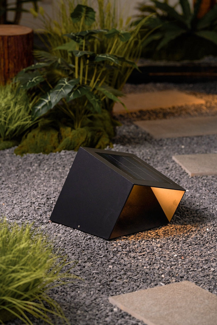 Evsore Lampe Solaire Extérieure Unique Cube Jardin - Neutralighting