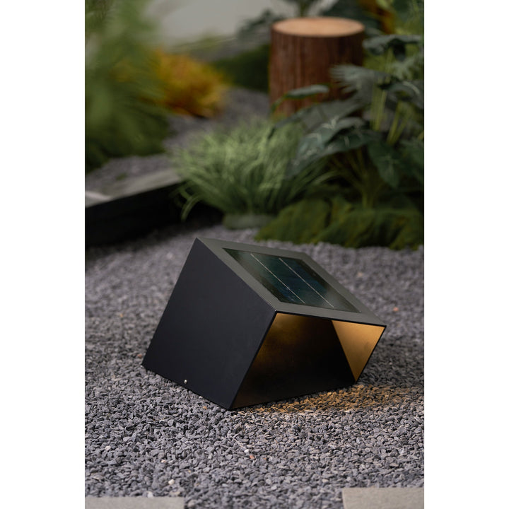 Evsore Lampe Solaire Extérieure Unique Cube Jardin - Neutralighting