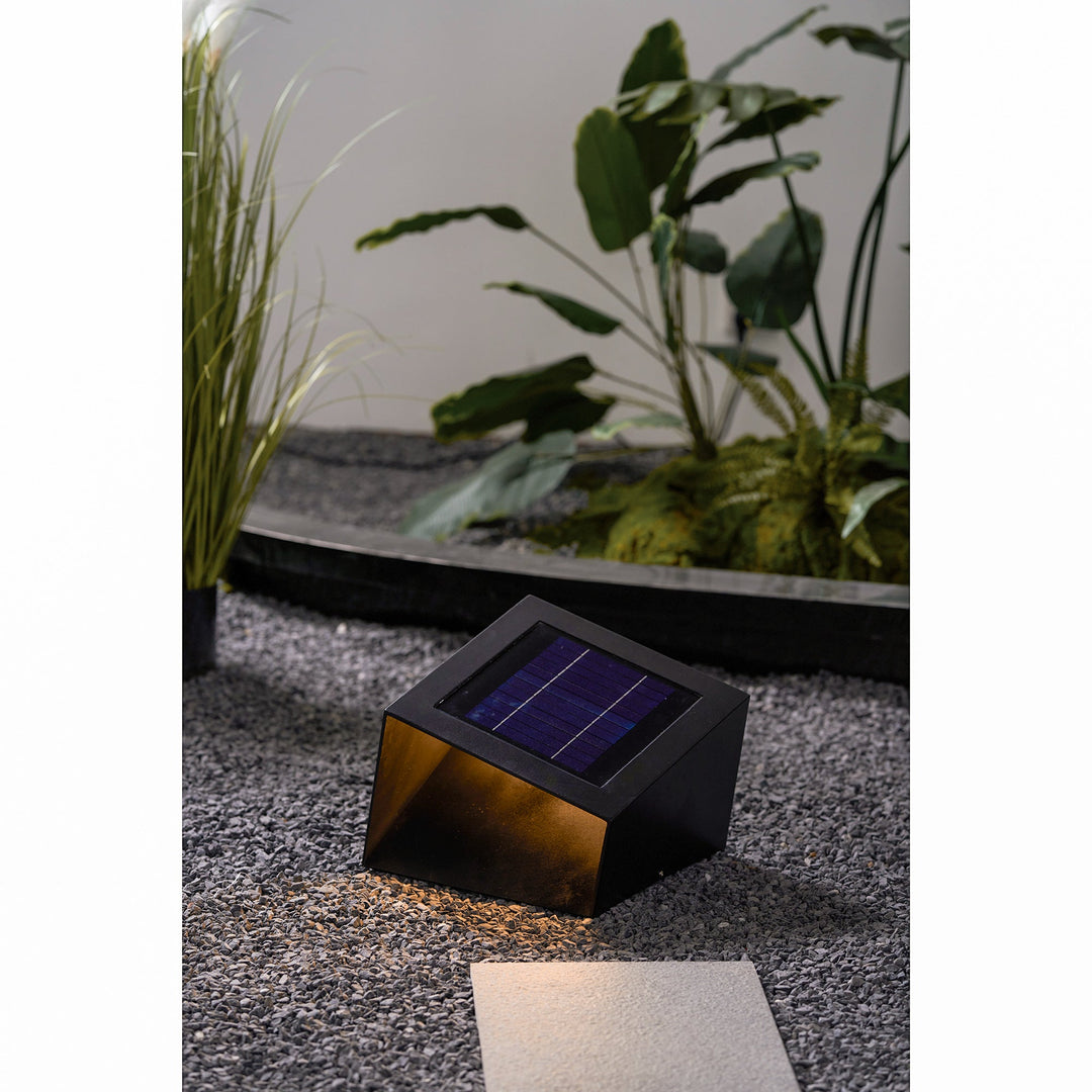 Evsore Lampe Solaire Extérieure Unique Cube Jardin - Neutralighting