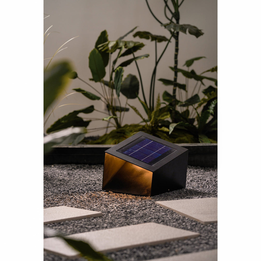 Evsore Lampe Solaire Extérieure Unique Cube Jardin - Neutralighting
