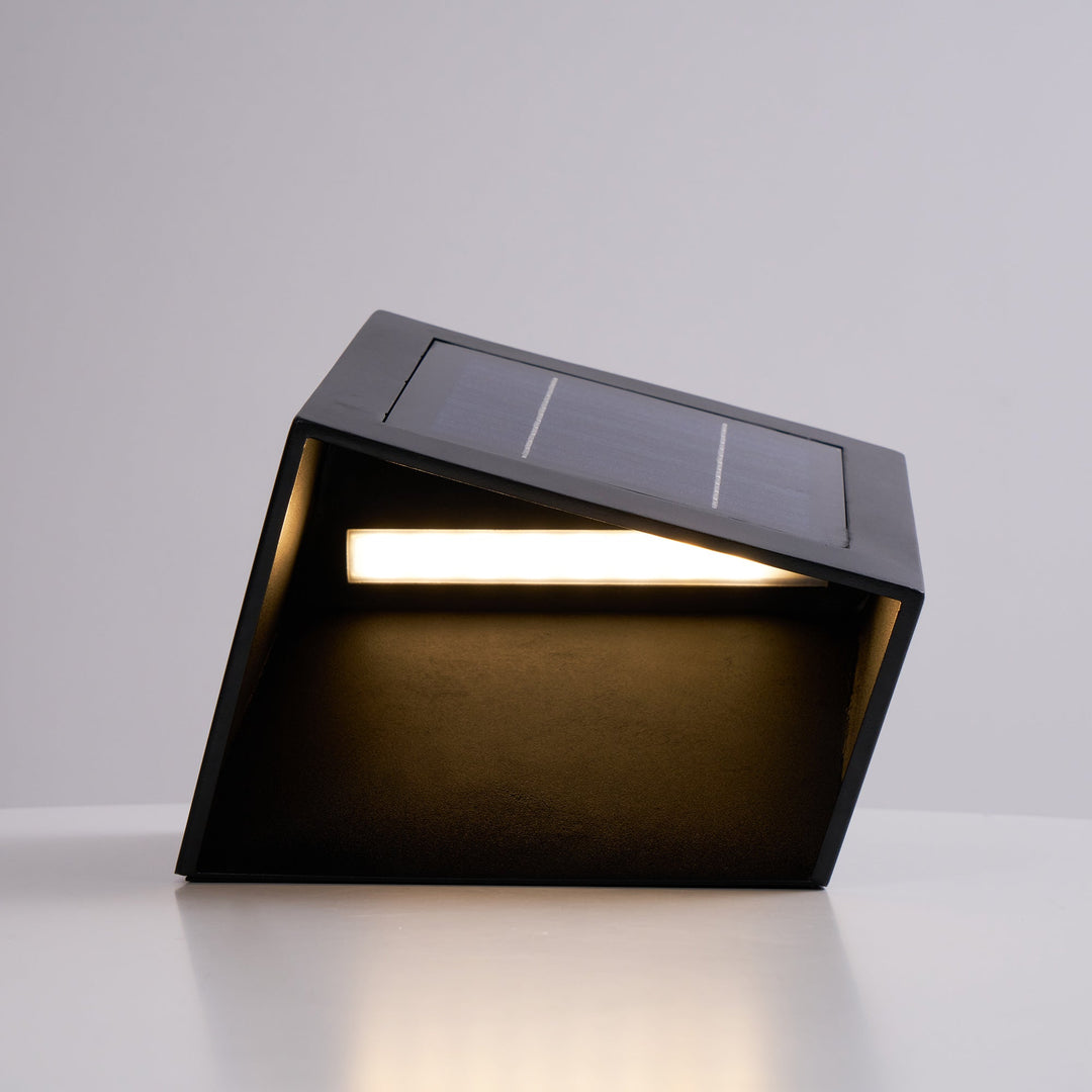 Evsore Lampe Solaire Extérieure Unique Cube Jardin - Neutralighting