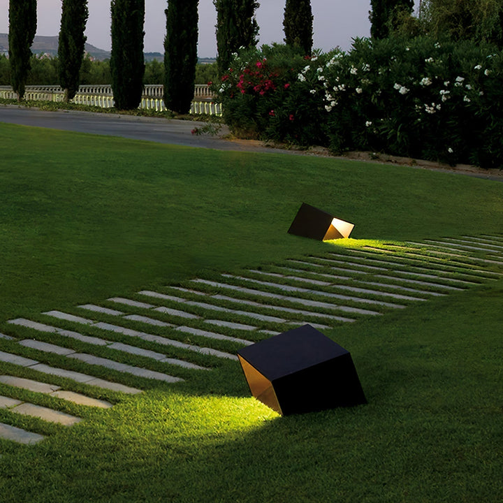 Evsore Lampe Solaire Extérieure Unique Cube Jardin - Neutralighting