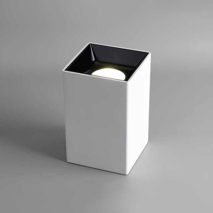 Lustra Plafonnier Cube Carré Noir Projecteur - Neutralighting