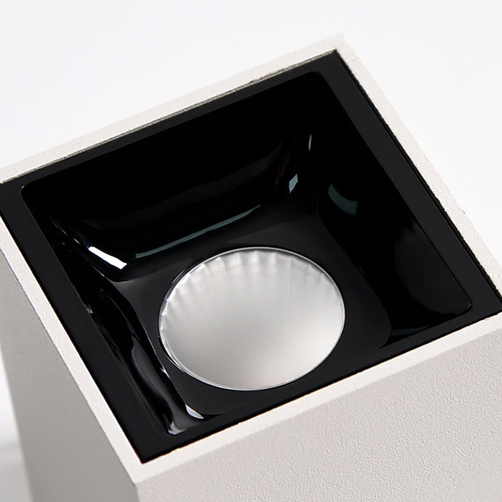 Lustra Plafonnier Cube Carré Noir Projecteur - Neutralighting