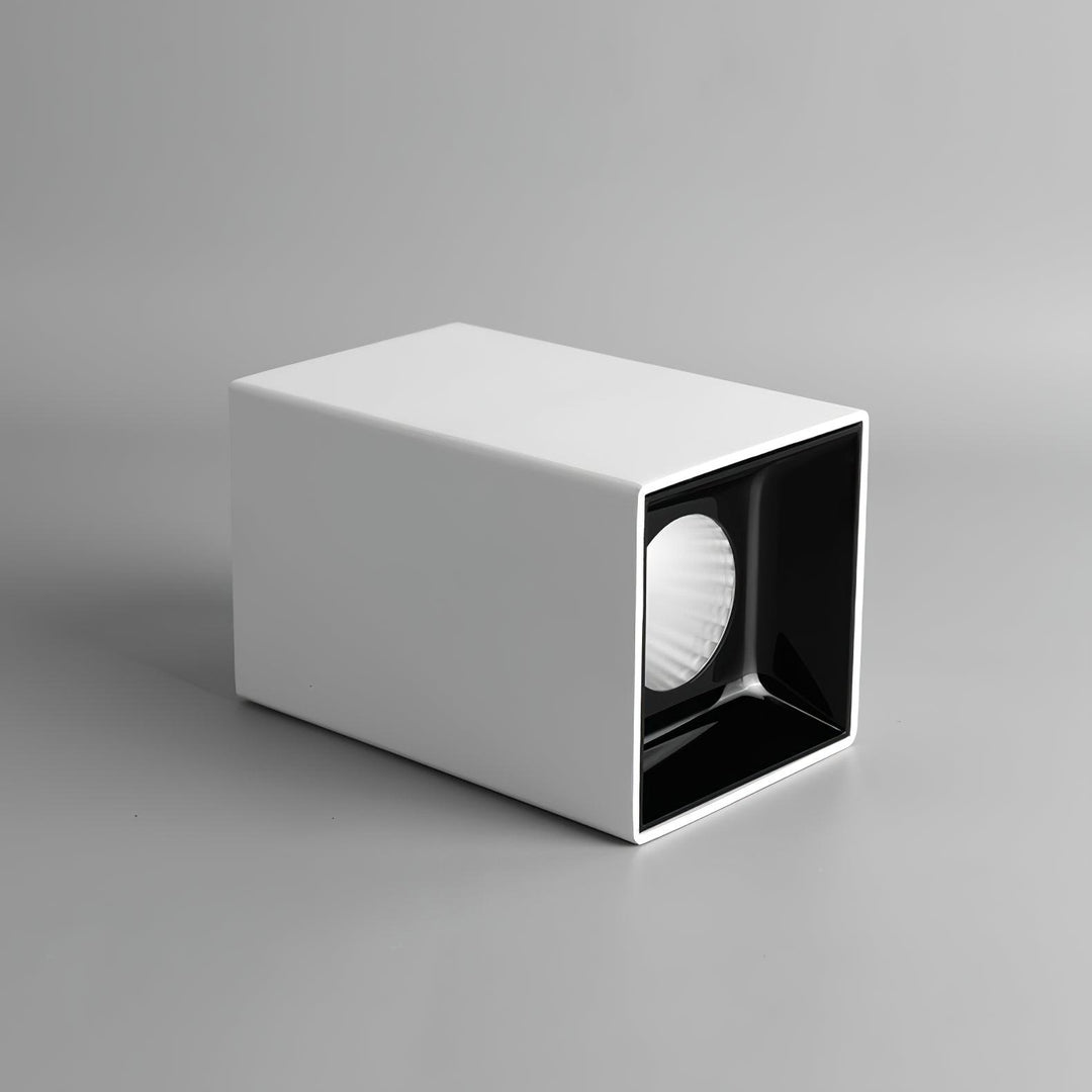 Lustra Plafonnier Cube Carré Noir Projecteur - Neutralighting