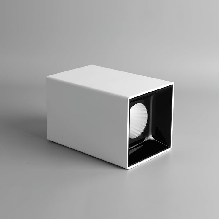 Lustra Plafonnier Cube Carré Noir Projecteur - Neutralighting