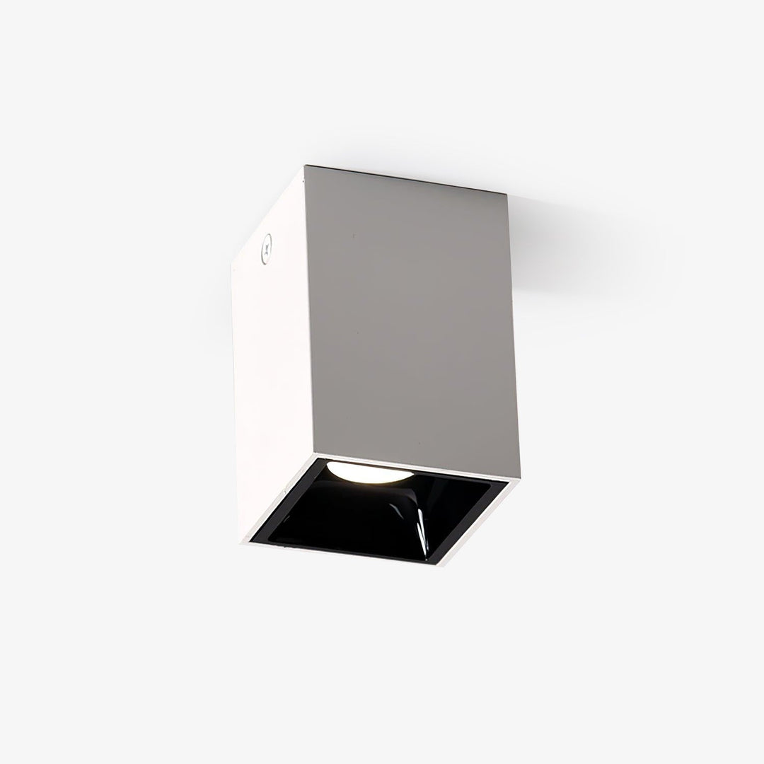 Lustra Plafonnier Cube Carré Noir Projecteur - Neutralighting