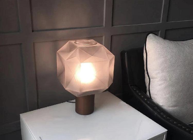 Ivsileth Lampe de Table Art Nordique en Verre Haut de Gamme - Neutralighting
