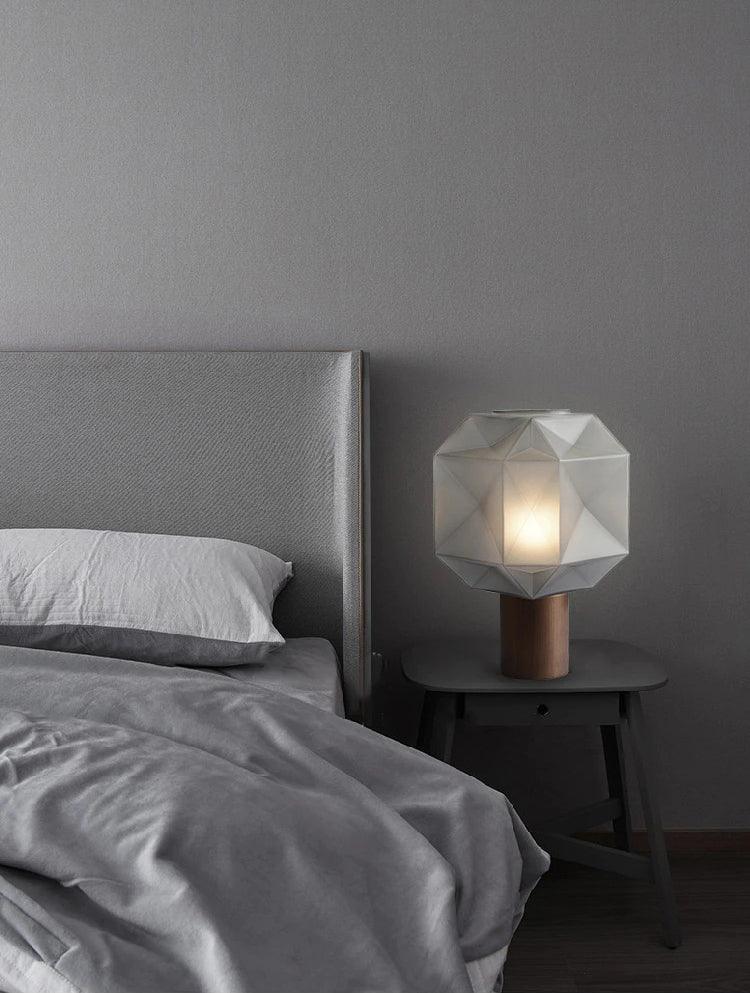 Ivsileth Lampe de Table Art Nordique en Verre Haut de Gamme - Neutralighting