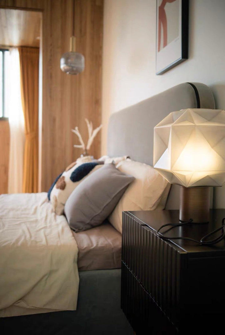 Ivsileth Lampe de Table Art Nordique en Verre Haut de Gamme - Neutralighting