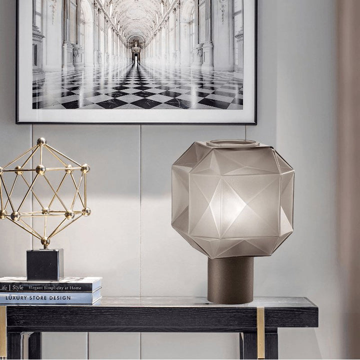 Ivsileth Lampe de Table Art Nordique en Verre Haut de Gamme - Neutralighting