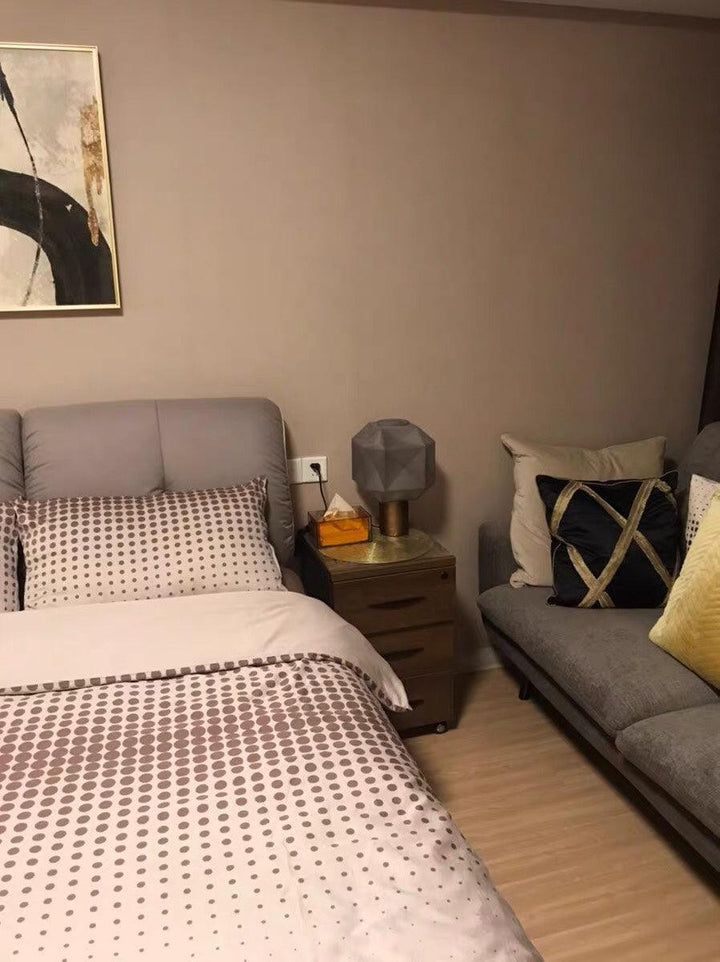 Ivsileth Lampe de Table Art Nordique en Verre Haut de Gamme - Neutralighting