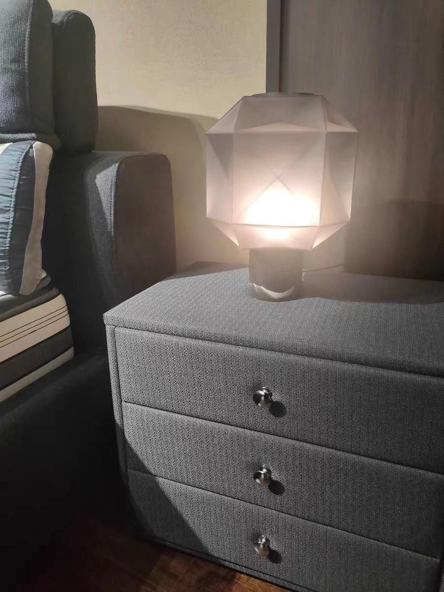Ivsileth Lampe de Table Art Nordique en Verre Haut de Gamme - Neutralighting