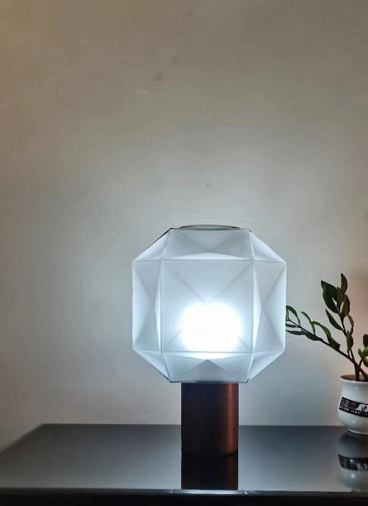 Ivsileth Lampe de Table Art Nordique en Verre Haut de Gamme - Neutralighting