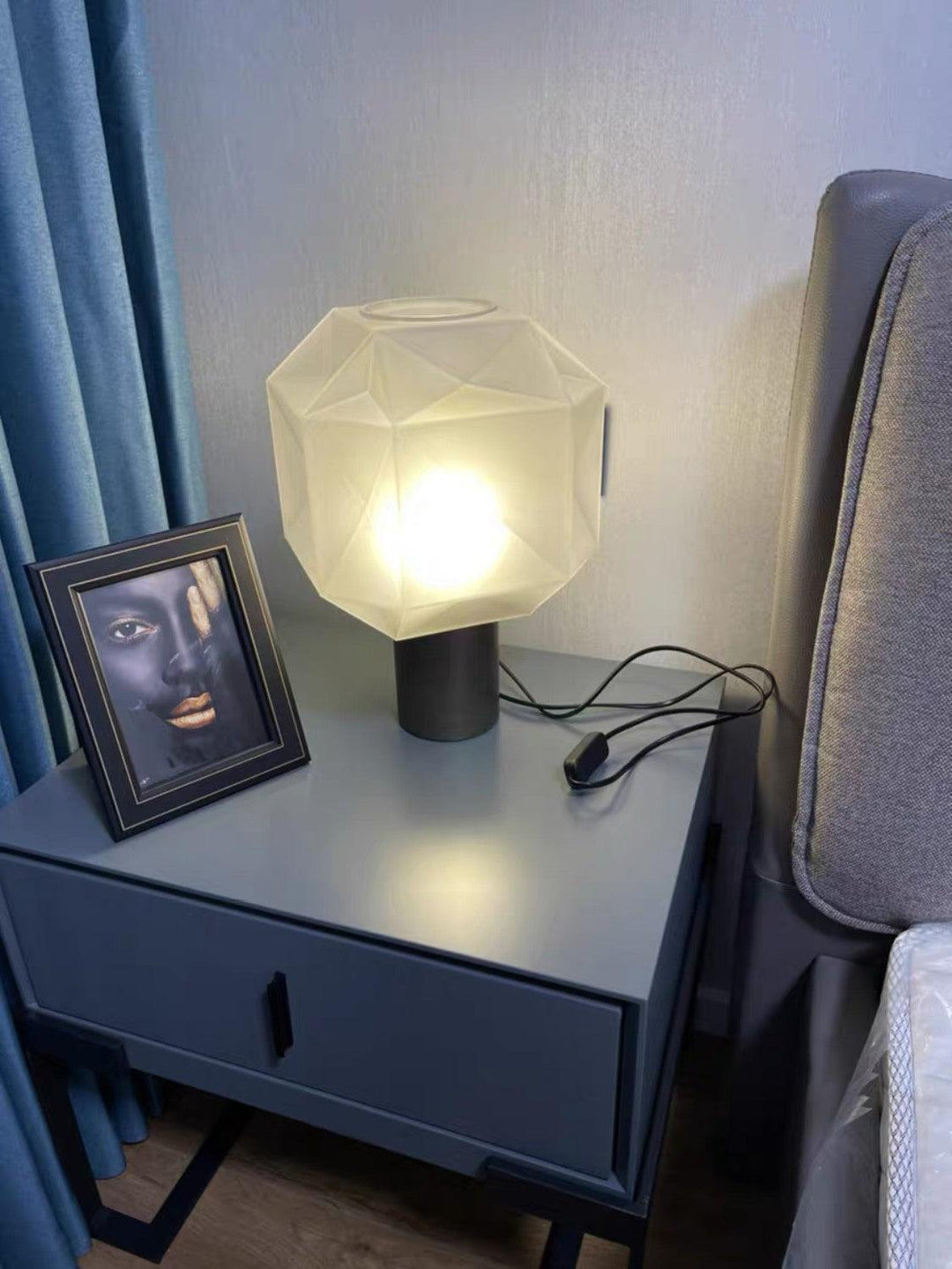Ivsileth Lampe de Table Art Nordique en Verre Haut de Gamme - Neutralighting