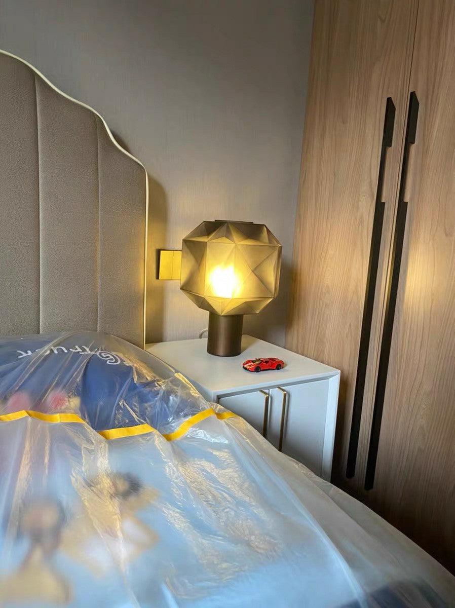 Ivsileth Lampe de Table Art Nordique en Verre Haut de Gamme - Neutralighting