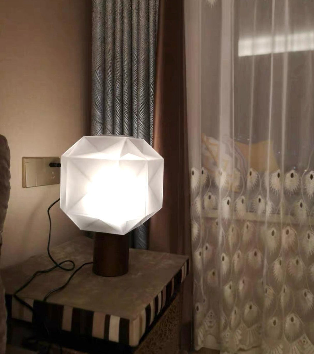 Ivsileth Lampe de Table Art Nordique en Verre Haut de Gamme - Neutralighting