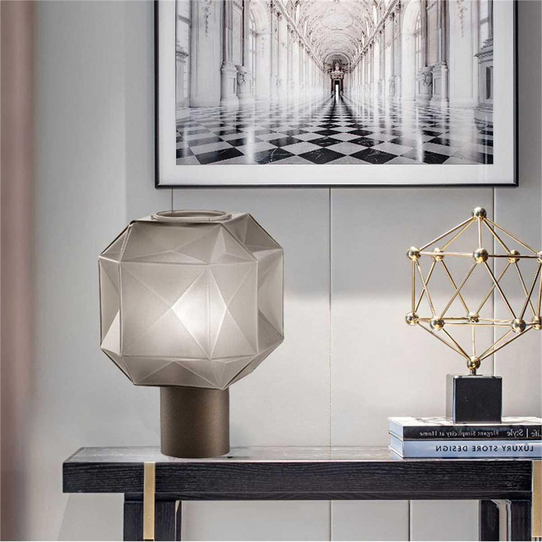 Ivsileth Lampe de Table Art Nordique en Verre Haut de Gamme - Neutralighting