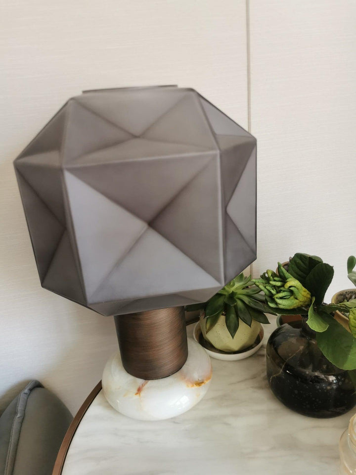 Ivsileth Lampe de Table Art Nordique en Verre Haut de Gamme - Neutralighting