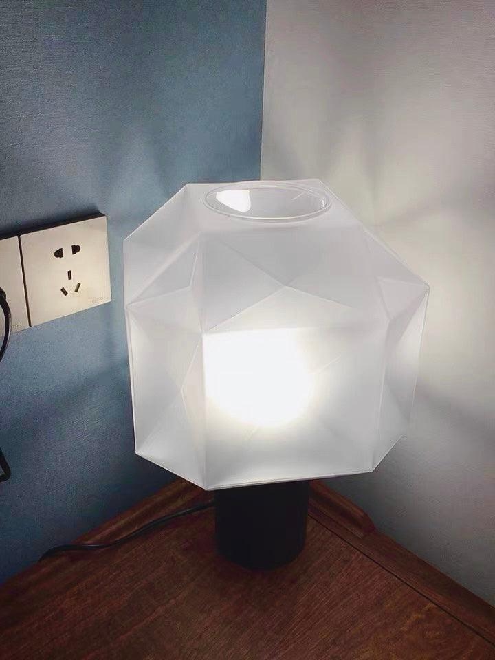 Ivsileth Lampe de Table Art Nordique en Verre Haut de Gamme - Neutralighting