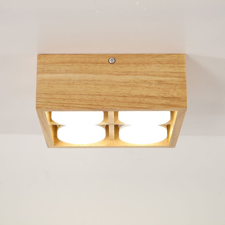 Eliza Minimaliste Bois Plafonnier Lumière - Neutralighting