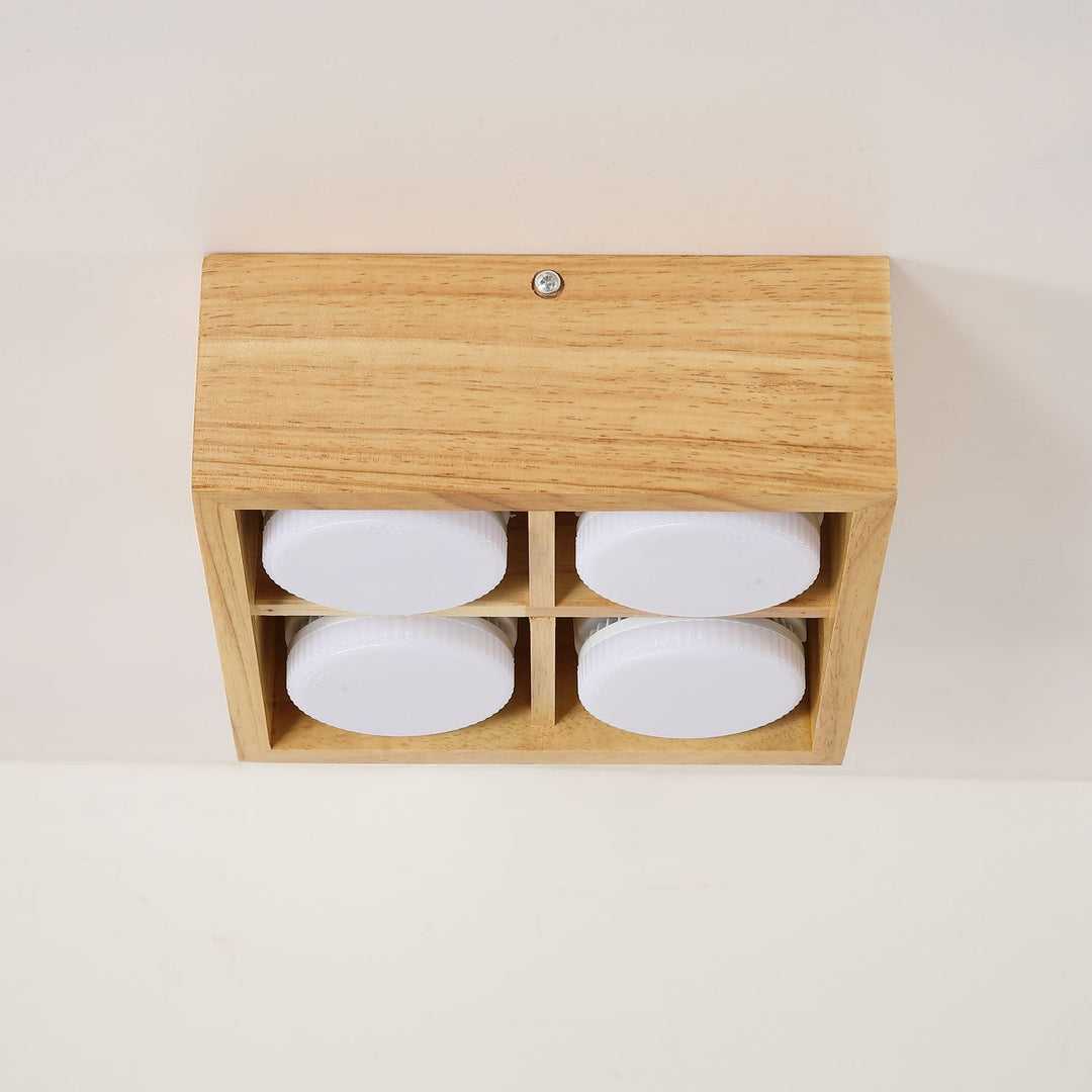 Eliza Minimaliste Bois Plafonnier Lumière - Neutralighting