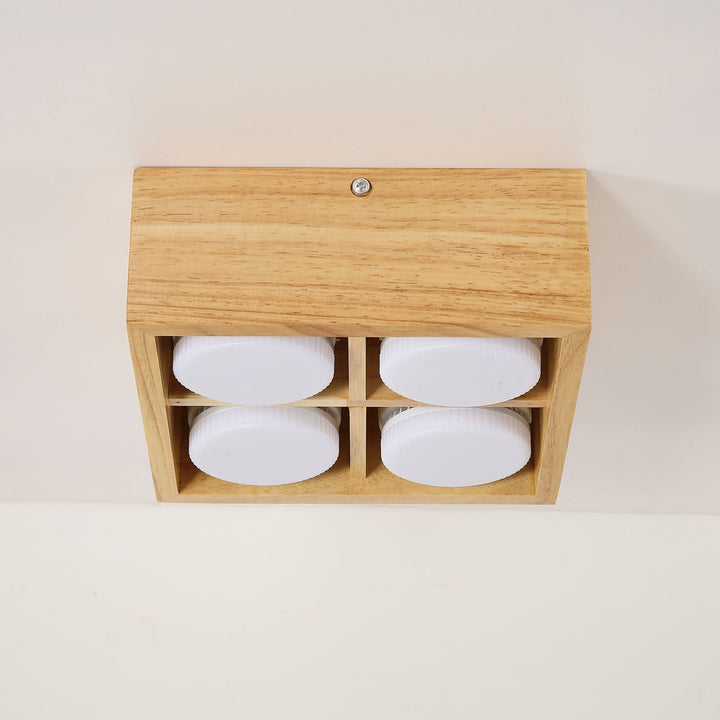 Eliza Minimaliste Bois Plafonnier Lumière - Neutralighting