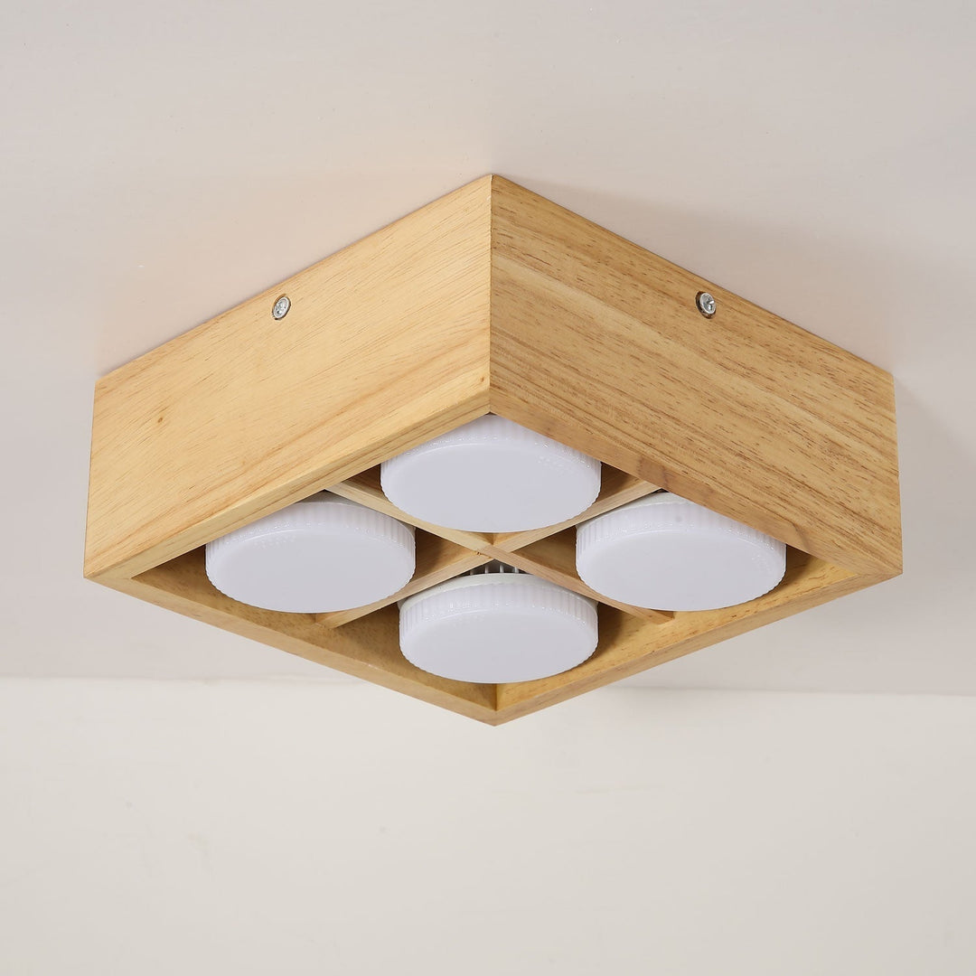 Eliza Minimaliste Bois Plafonnier Lumière - Neutralighting