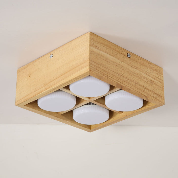 Eliza Minimaliste Bois Plafonnier Lumière - Neutralighting