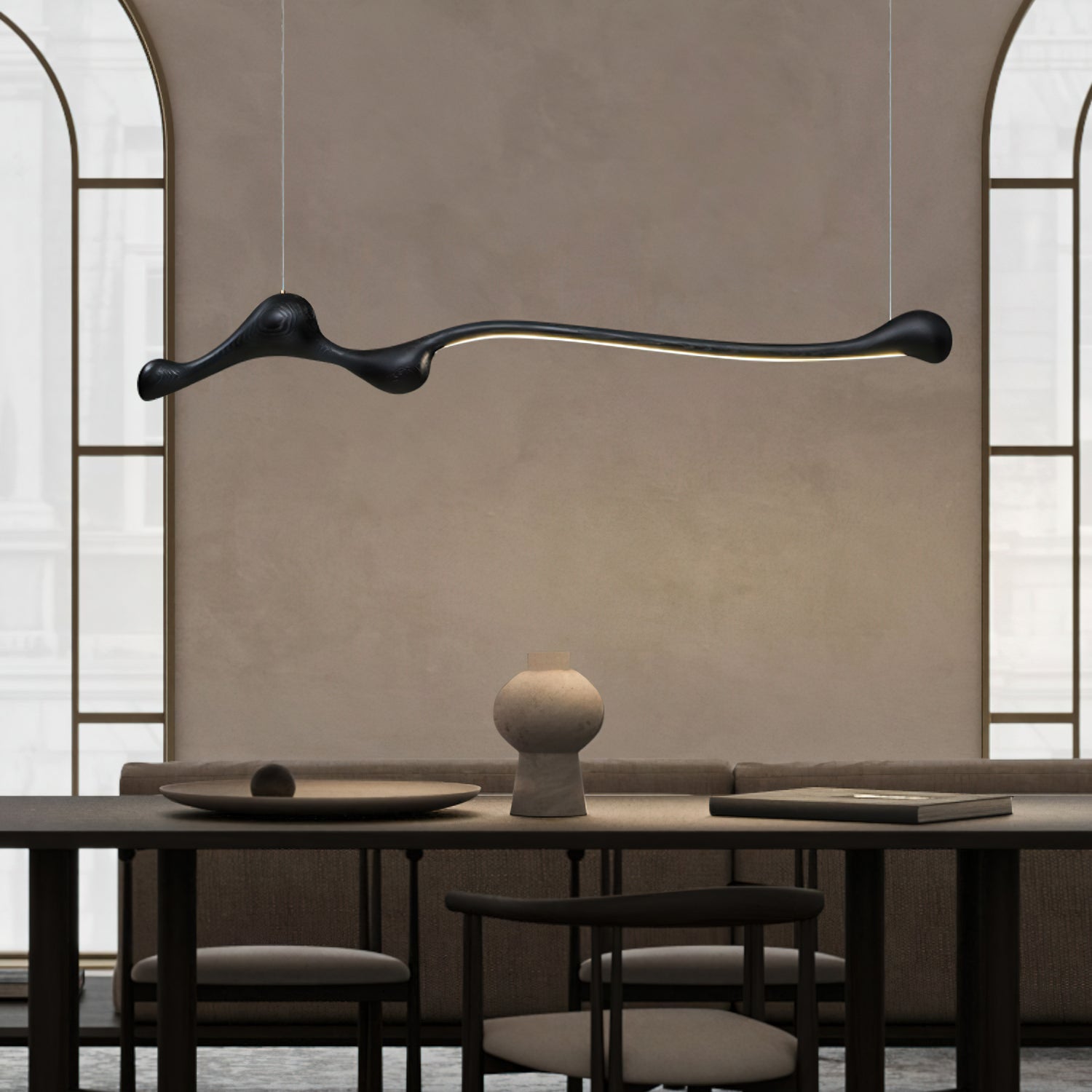 Solarace Lampe à suspension rétro en bois - Neutralighting