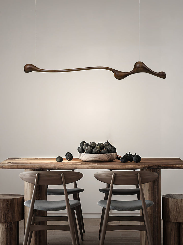 Solarace Lampe à suspension rétro en bois - Neutralighting