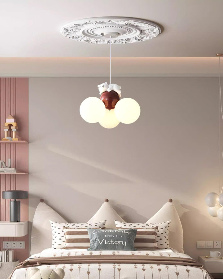 Aria Lampe Suspension Résine Animaux Mignons - Neutralighting