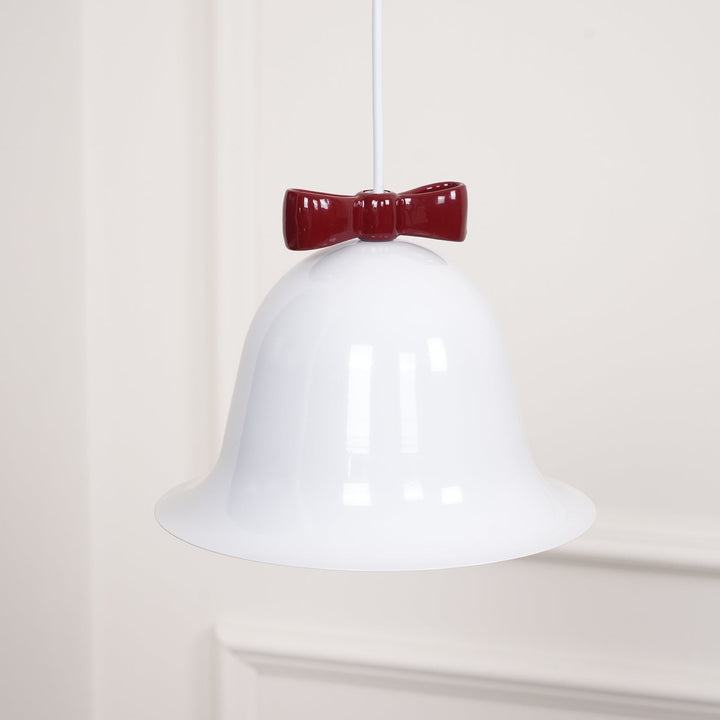 Cloches Mignonnes Lampe Suspendue en Verre avec Nœud Délicat - Neutralighting