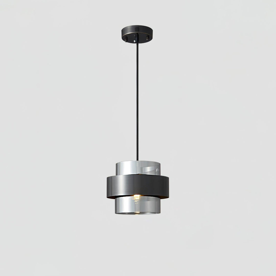 Solara Suspension en Laiton Cylindre Verre Contemporain - Neutralighting