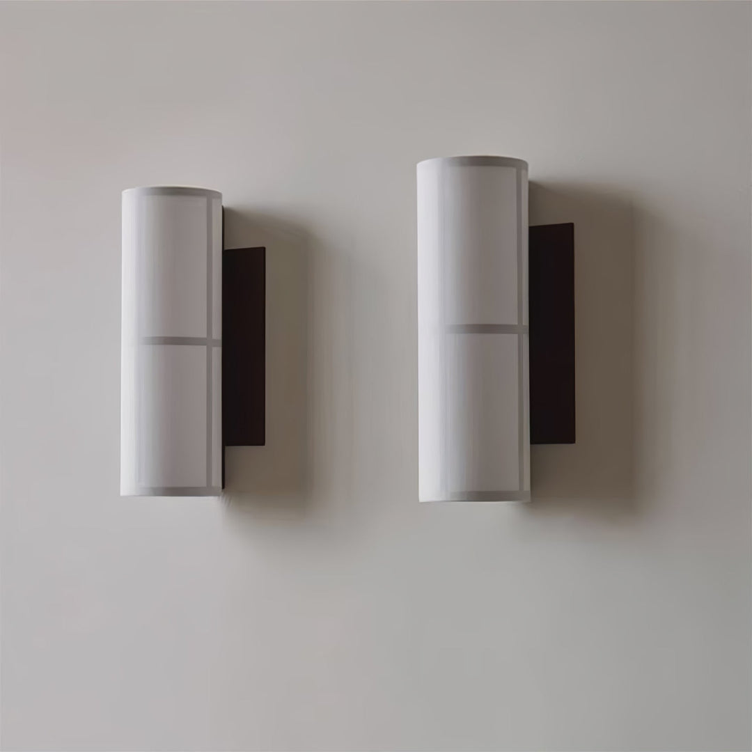 Abeleisa Cylinder Nordic Art Plug-in Fabric Wall Lamp - Neutralighting