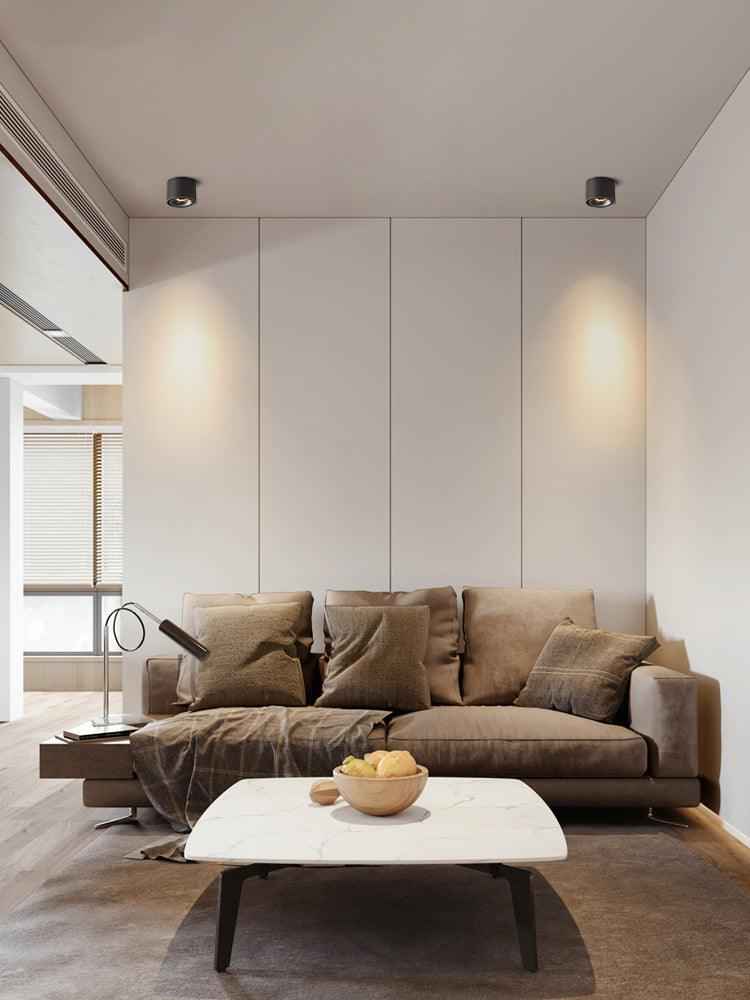 Solara Acrylique 10cm Noir LED 10W