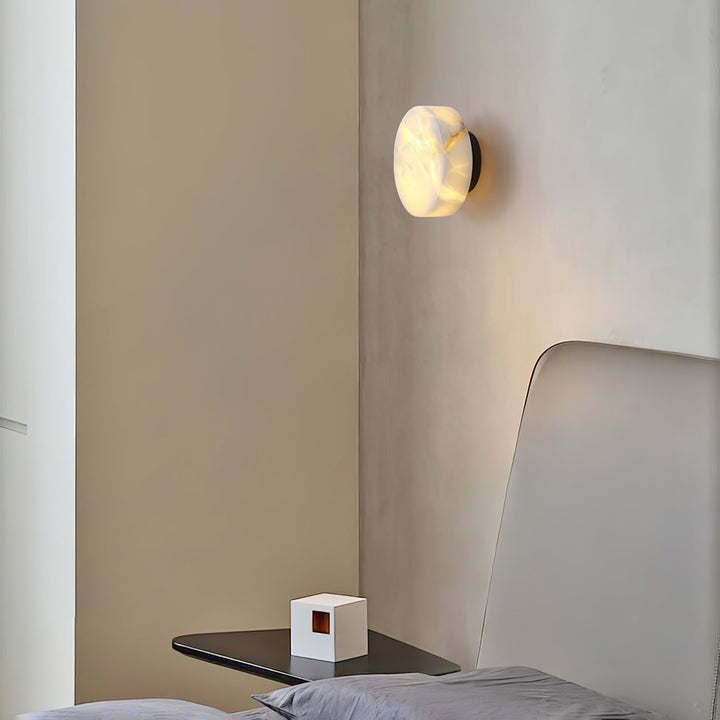 Glim Applique Murale Moderne Minimaliste En Laiton Et Albâtre - Neutralighting